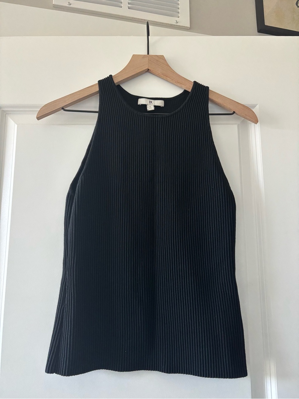 Banana Republic Black Ribbed Tank Top